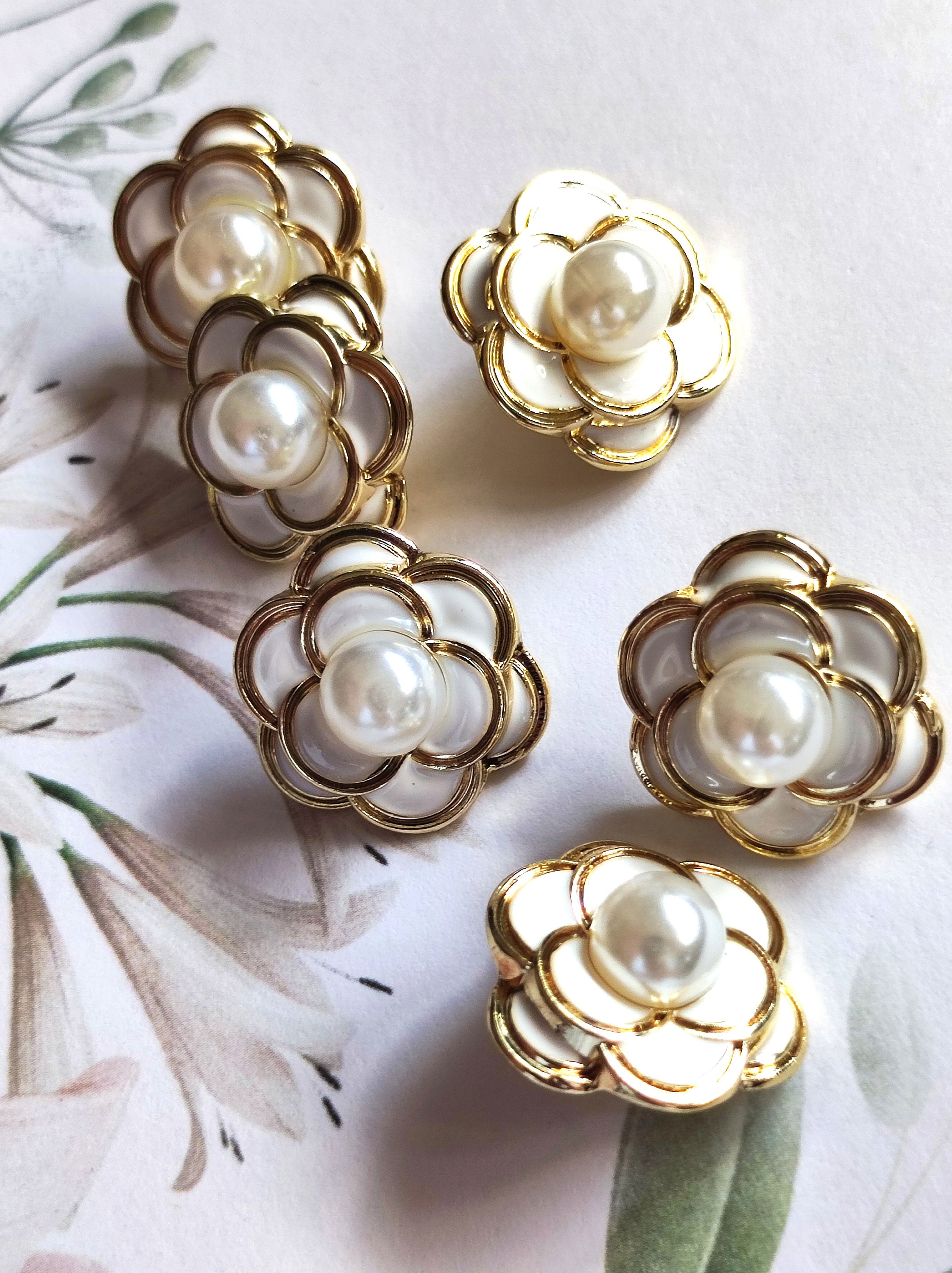 Authentic Chanel Buttons - Etsy Canada