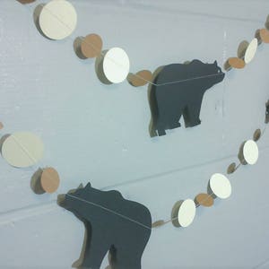 Wild One First Birthday Bear Garland | Woodland Party | Wild One Party Decor | Party Garland | Party Decor | Forest Party