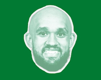Derrick White Boston Celtics Color Kiss-Cut Sticker | NBA Basketball Sticker | Vinyl Sticker for Laptop, Water Bottle | Gift For Celtics Fan