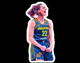 Caitlyn Clark Sticker Indiana Fever - Kiss-Cut WNBA Fan Decal, Celly 2 Laptop Sticker, Water Bottle Sticker Gift for Caitlyn Clark Fan