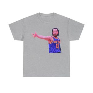 Jalen Brunson Celebration Tee New York Knicks Big Head Cotton Tee Shirt, Unisex Heavy Cotton T-Shirt