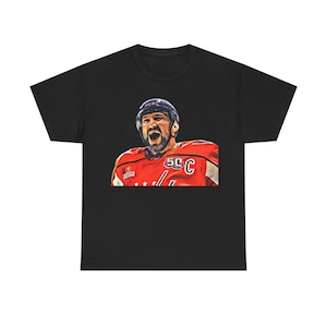 Alex Ovechkin Celebration T-Shirt | Washington Capitals Hockey Shirt | NHL Fan Gift
