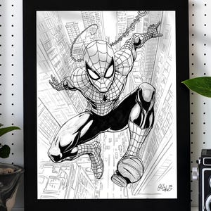 Original Hand Drawn Artwork of your Favorite Character - Pencil and Ink
