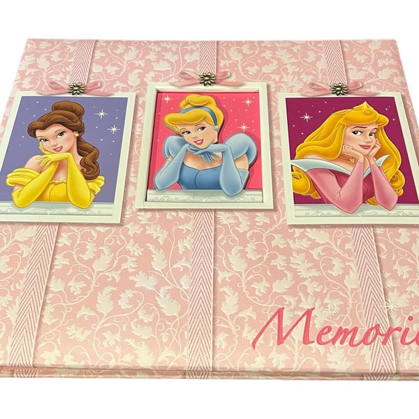 Disney Princess Scrapbook Memory Album by Sandylion, New in Box, 12 x 12, Disney Scrapbook Album, Magical Memories