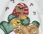 Daisy Kingdom 6335 No-Sew Fabric Applique, Under the Mistletoe