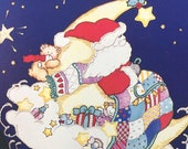 Daisy Kingdom No-Sew Fabric Appliques, Santa 39 s Quilt, Hurry up Santa