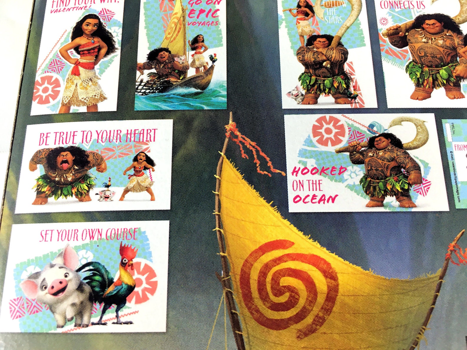 Disney Moana Valentines Cards 32 San Valent n Fold And Seal Etsy Disney Moana Valentines Cards 32 San Valent n Fold And Seal Etsy