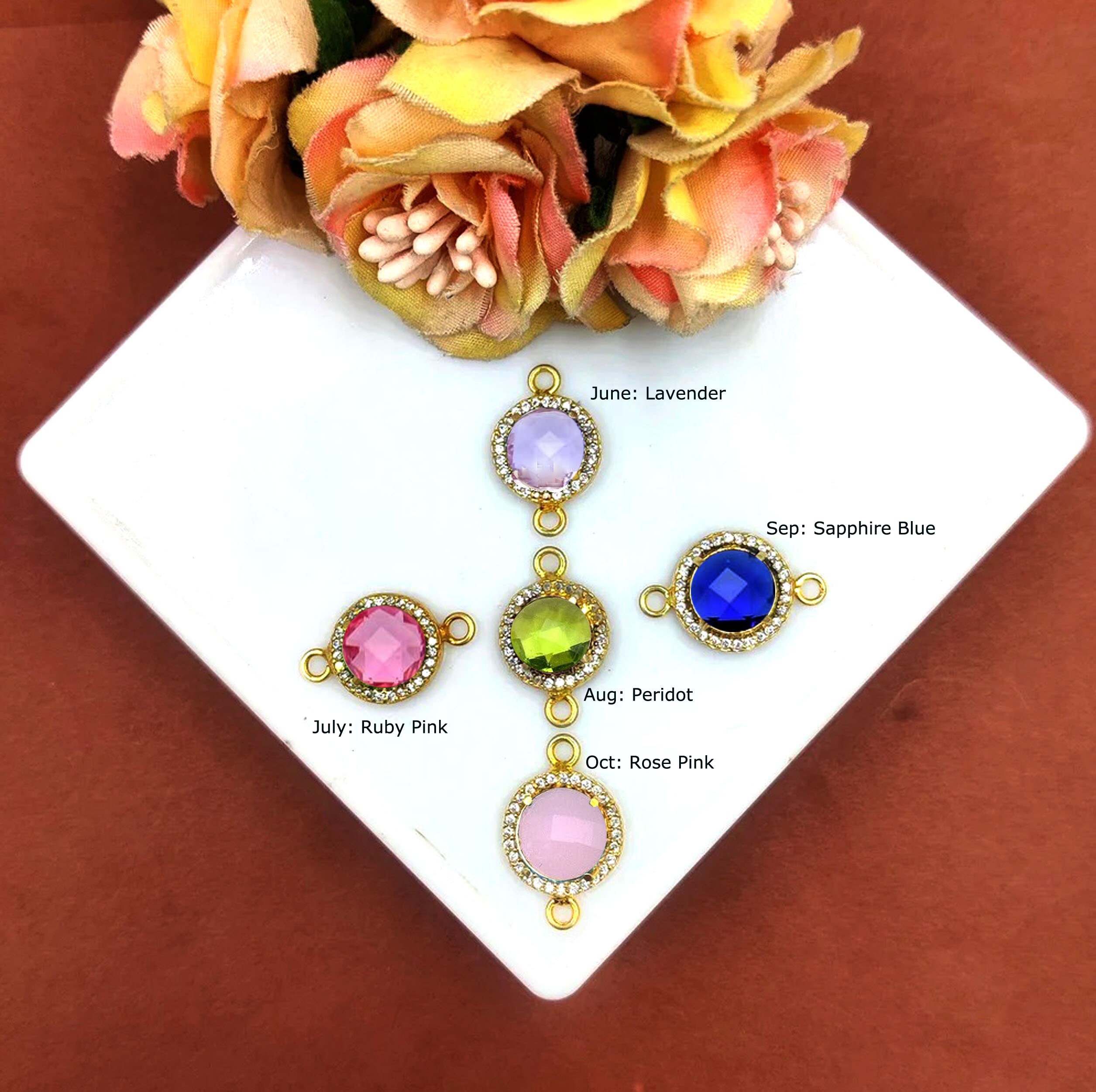 Orecchini A Perno Oro Rosa A Forma Di Fiore Portafortuna Con Zirconi – Gioielli Jewelryboxes