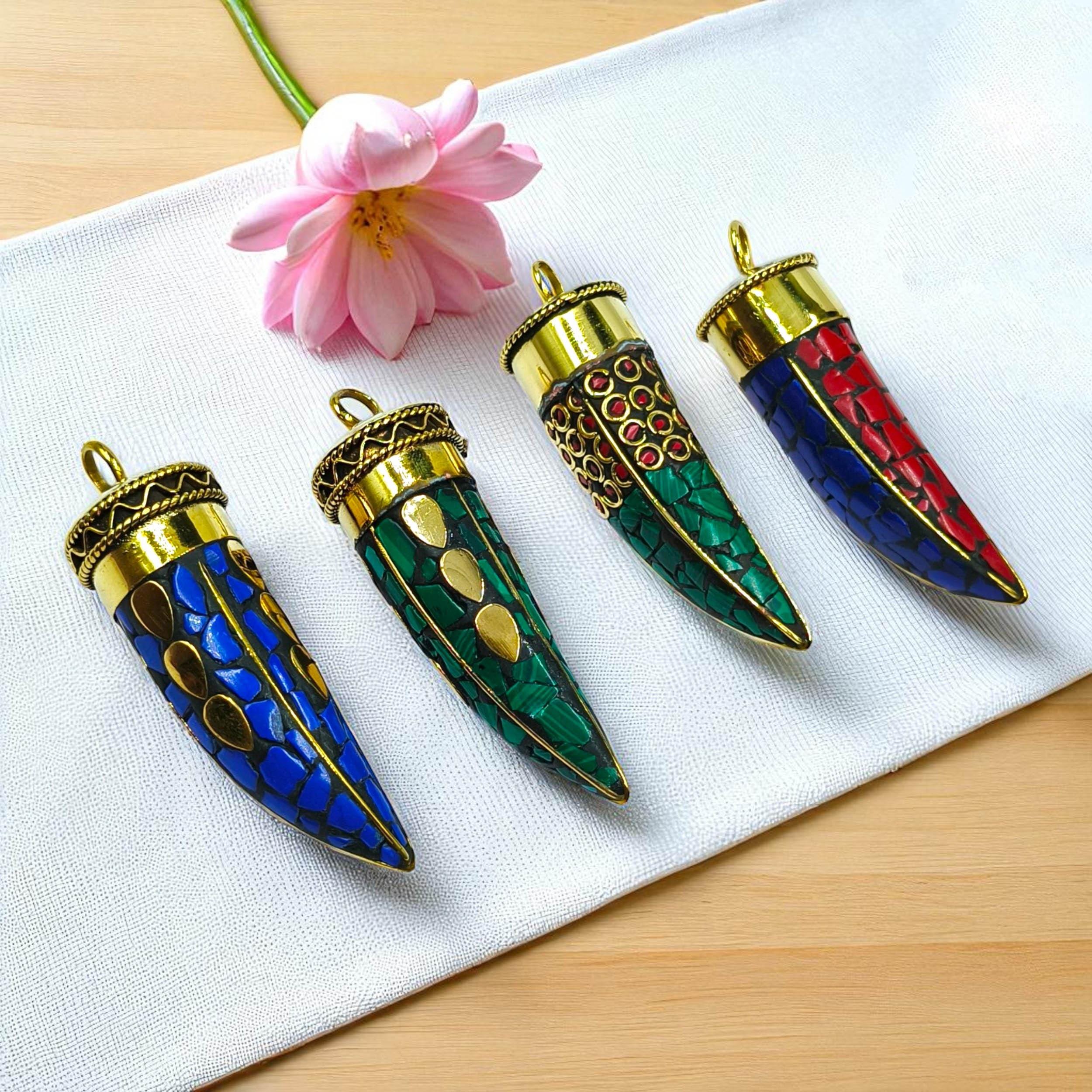 アクセサリー 最終お値引き✳︎カラフルビーズ×真鍮エスニック