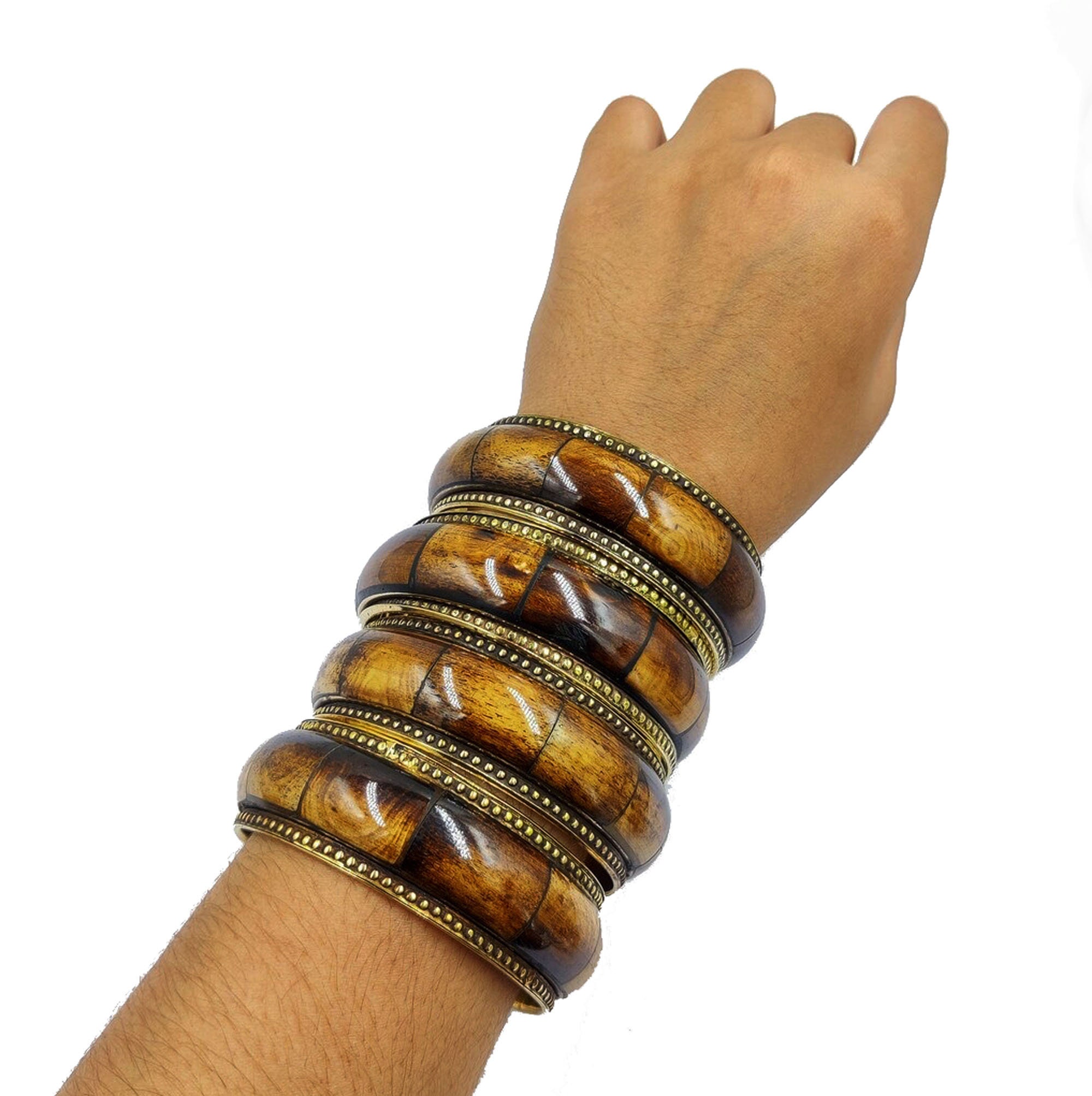 Ethically Sourced Buffalo Bone Bangle Bracelet | Handmade