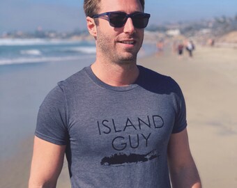 Island Guy Men's T-Shirt | Long Island T-shirt | Montauk T-shirt | Men's T-shirt | Fire Island T-Shirt | Hamptons T-shirt | Long Island