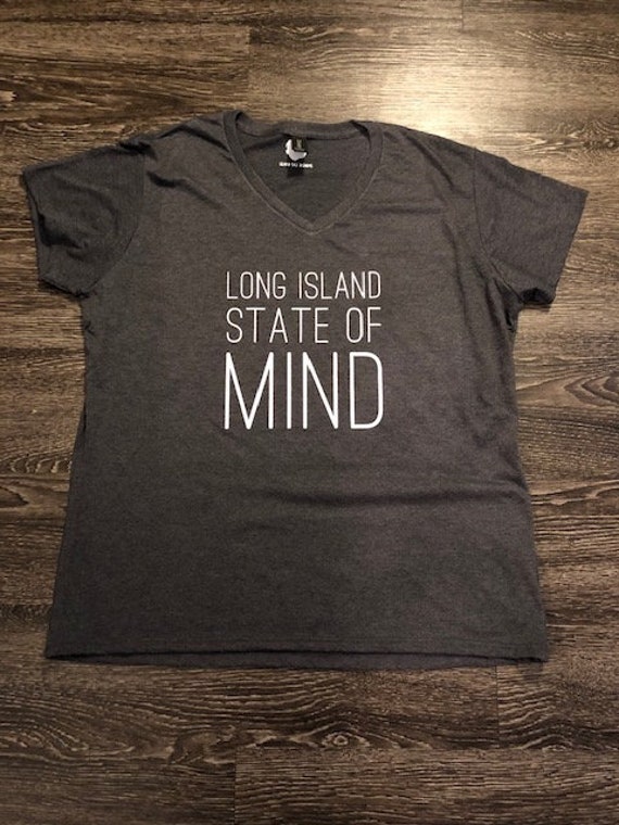 Long Island State of T-shirt Long T-shirt - Etsy