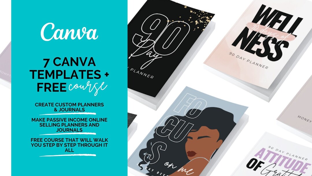 Canva Template Editable Printable Planner Digital Planner Instant ...