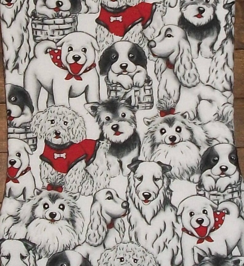 Pet Canine Animal Handmade Holiday Christmas Stocking Boot Puppy Dog Dogs Santa Hats 4 Choices Personalize
