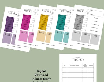 Market Day Tracker – Printable Vendor Log (Color + B&W Options)