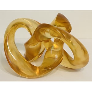 Escultura abstracta de resina del caos lógico, escultura abstracta, moderna, estantería, decoración, mesa de arte, arte, mesa