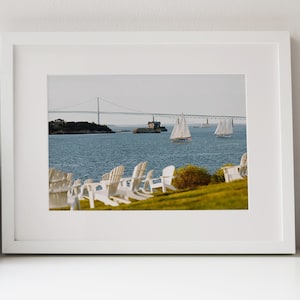 View from Castle Hill Lawn - Newport, RI | A Rhode Island art photograph by Alexander Nesbitt for wall decor or gift
