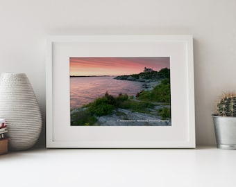 Newport RI Sunset Photograph | Castle Hill Inn Fine Art Print