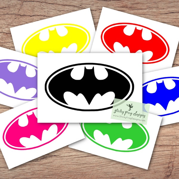 Batman Decal, Batman Logo Decal, Batman Sticker, Batman Tumbler Decal, Superhero Decal, Batman Laptop Decal, Batman Car Decal, Batman