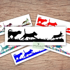 Rabbit Hunting Decal for Cars & Trucks, Tumblers and More Beagles ...