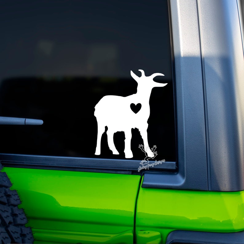 Goat Decal for Cars, Tumblers, Laptops & More - Cute Goat Mom Vinyl ...