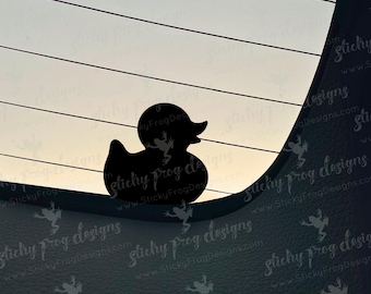Rubber Duck Decal - Small Duck Sticker - Tiny Easter Egg Stickers - Hidden Decal - Cute Ducky Decal - Duck Gift - Funny Car Decor