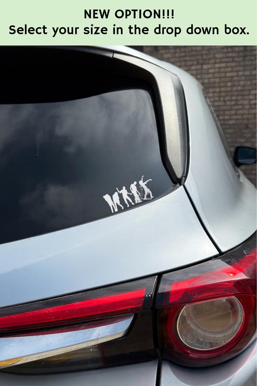 Zombie Decal - Small Zombie Easter Egg Sticker - Tiny Bumper Sticker ...