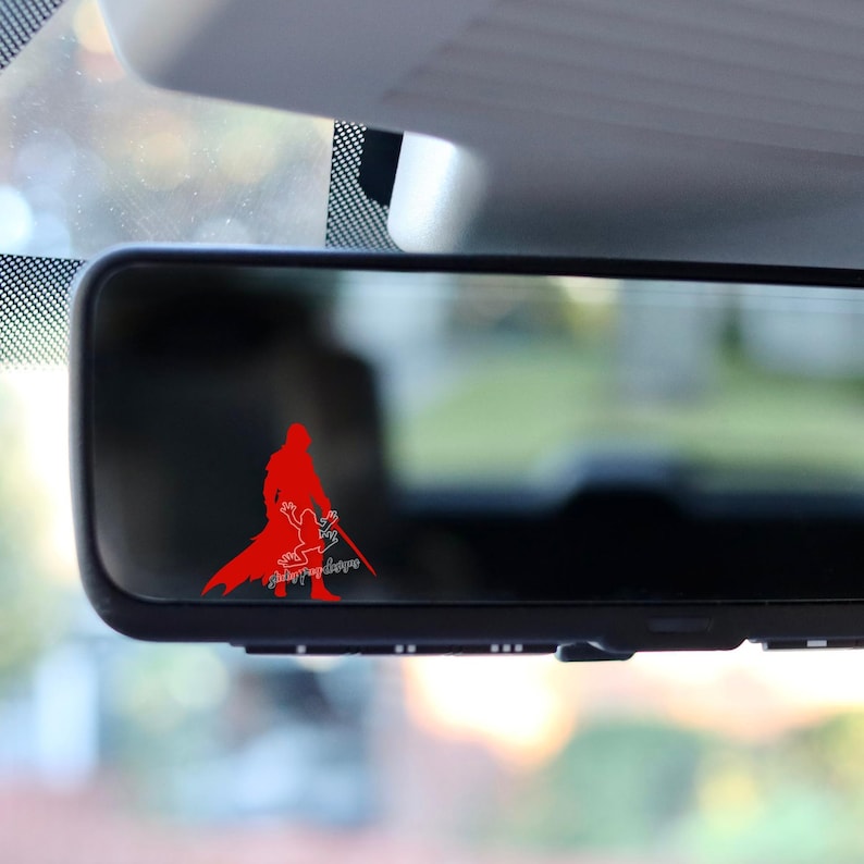 Assassin Decal - Medieval Knight Sword Master Sticker - Tiny Window Decal - Easter Egg Sticker - Fantasy Gamer Gift - Creed Sword Car Decal image 4