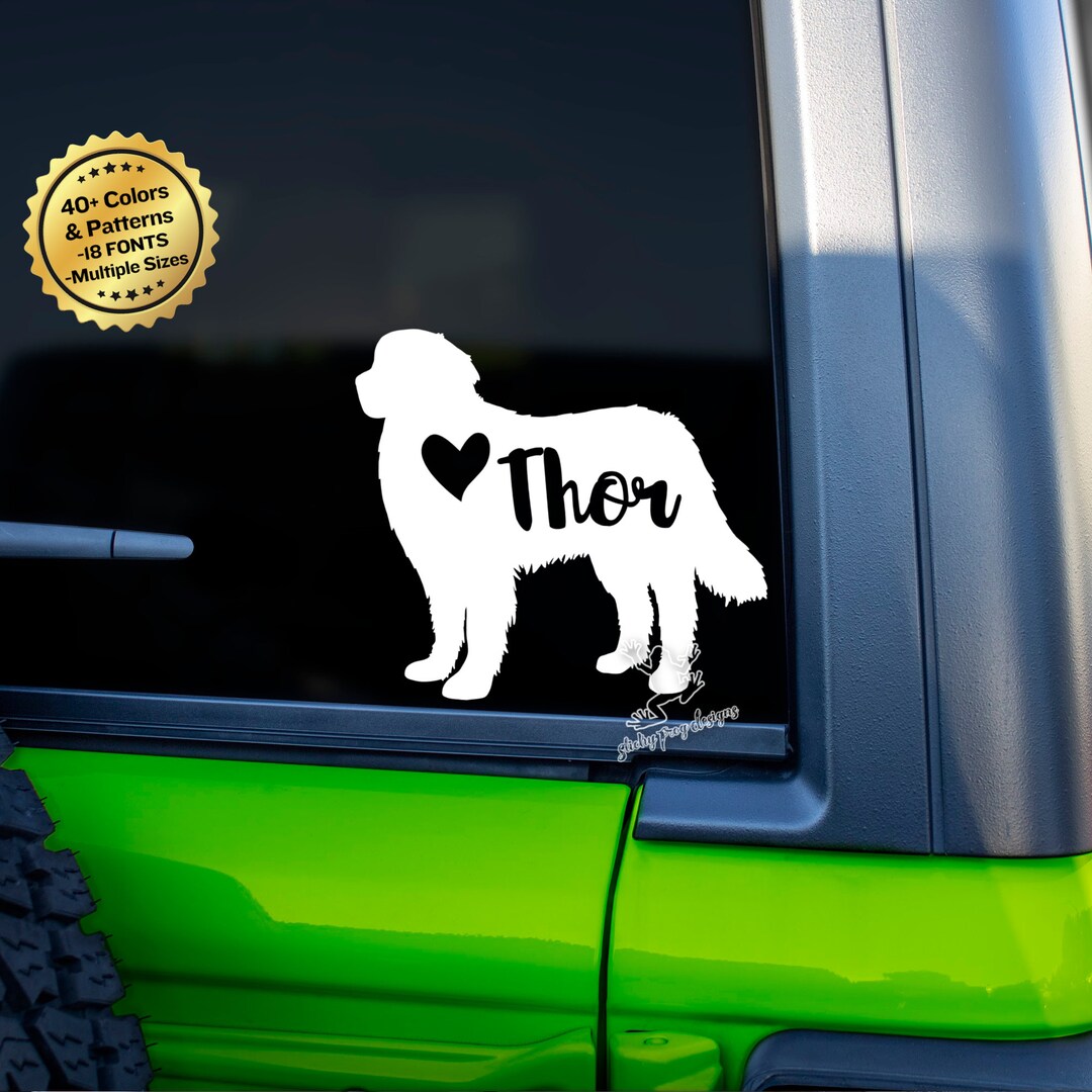 thumbnail image 2 of I Love My Bernese Mountain Dog | High Quality Vinyl Berner 2 of 14