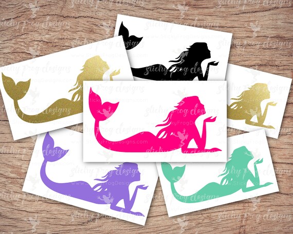 Mermaid Sailor Couple Love Sailing Sailboat Decal Sticker For Car, Truck, Motorcycle, Windows, Bumper, Laptop, Helmet, Home Office Decor - Canada