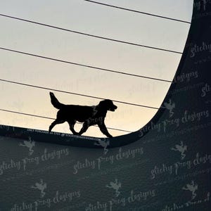 Golden Retriever Easter Egg Decal - Golden Retriever Sticker - Tiny Bumper Sticker - Hidden 4x4 Decal - Dog Gift - Small Dog Window Decal