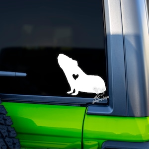 Guinea Pig Decal for Cars, Tumbler, Laptops and More - Custom Guinea Pig Cage Decal - Cavy Vinyl Window Sticker - Guinea Pig Gift