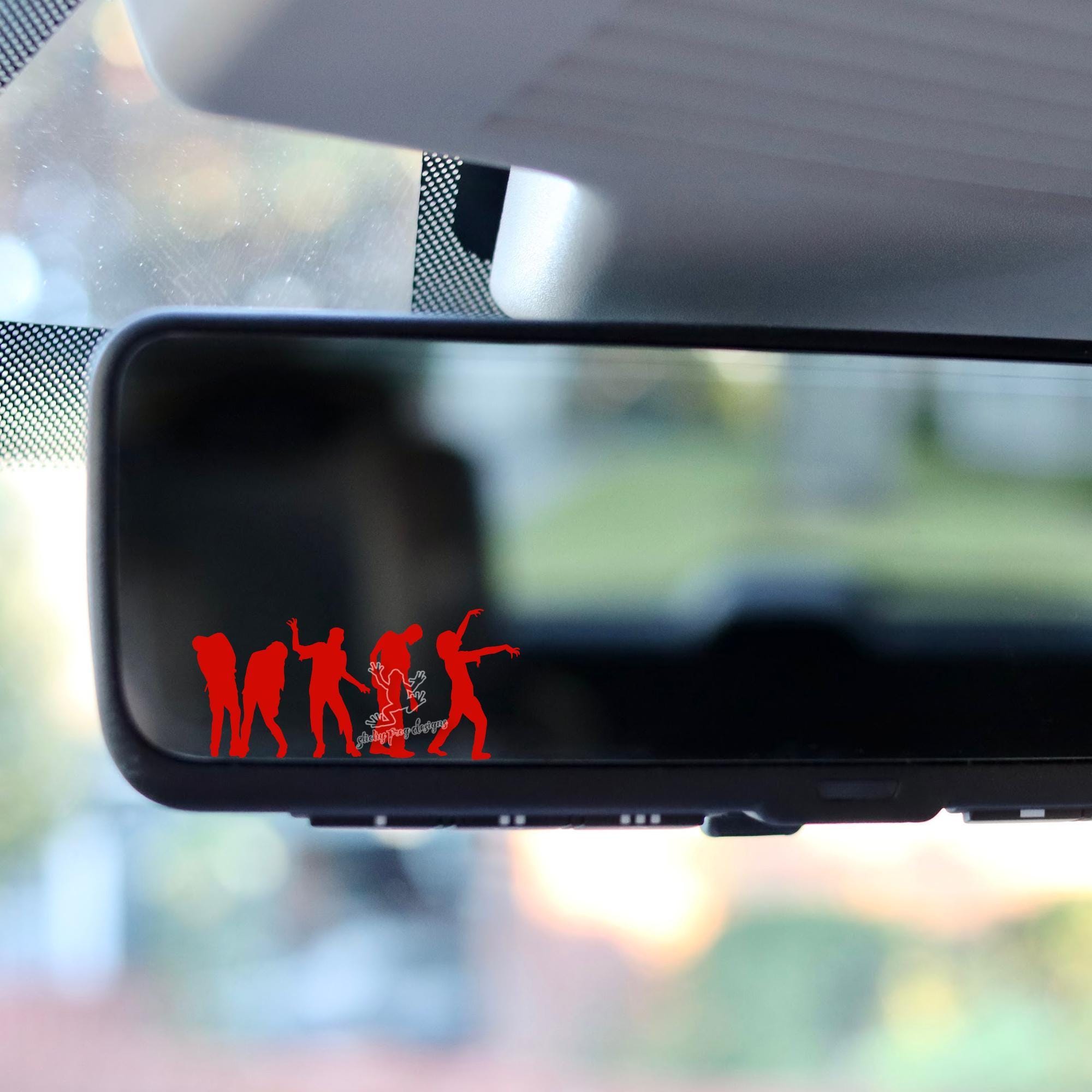 Zombie Decal - Small Zombie Easter Egg Sticker - Tiny Bumper Sticker ...