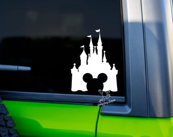 Disney Castle Decal, Disney World Decal, Disney Decal, Mickey Mouse Decal, Mickey Mouse Sticker, Disney Castle Sticker, Disney Tumbler Decal