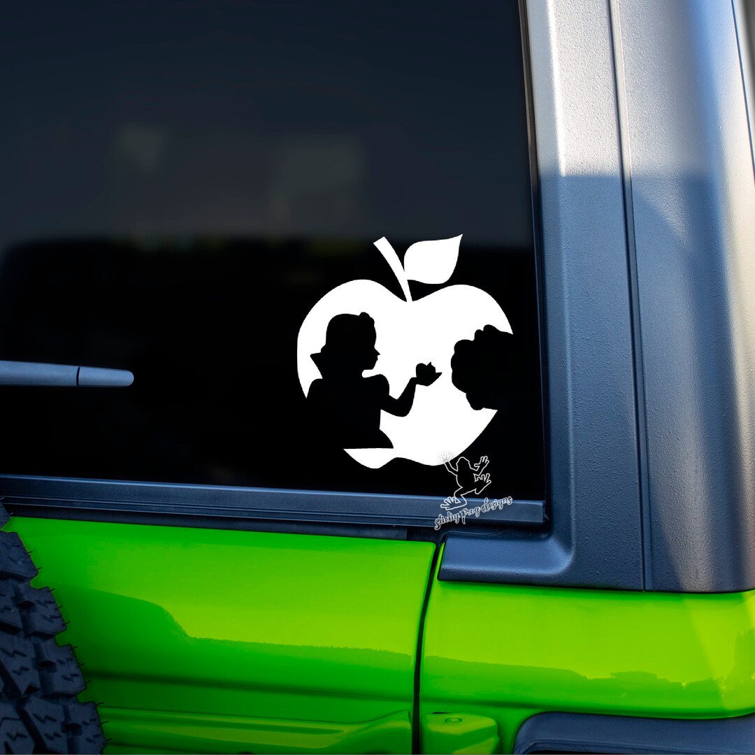 Snow White Decal for Cars & Trucks, Tumblers and More Snow White Vinyl