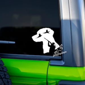 Pheasant Hunting Decal for Cars, Trucks, Tumblers & More - Brittany Spaniel Hunting Sticker - Bird Hunting Gift - Upland Game Bird Decal