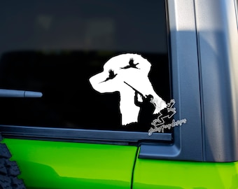 Pheasant Hunting Decal for Cars, Trucks, Tumblers & More - Brittany Spaniel Hunting Sticker - Bird Hunting Gift - Upland Game Bird Decal