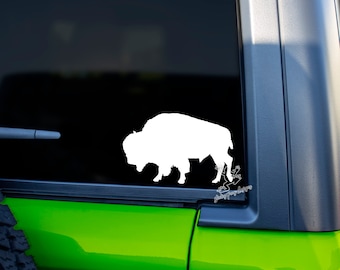 Bison Decal, Buffalo Decal, Bison Sticker, Buffalo Sticker, Adventure Decal, Travel Decal, Bison Car Decal, Tumbler Decal, Cooler Decal