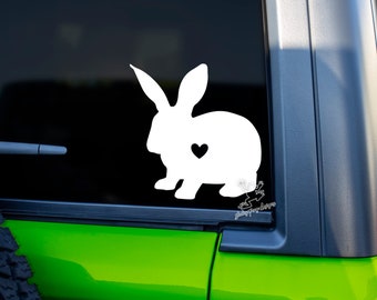 Rabbit Family (8.5x3.6) Sticker *E983* Decal Cute Laptop Bunny - Canada