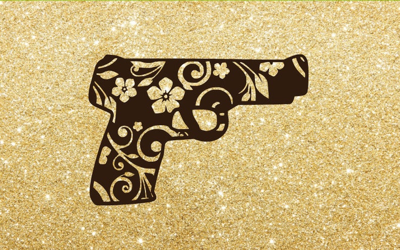 Download Gun Monogram Decal Pistol Monogram Decal Firearm Monogram ...