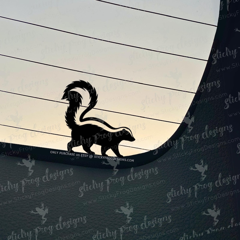 Vinyl Stickers Skunk - Etsy