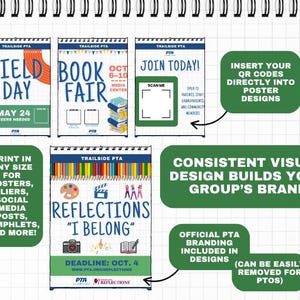 Pta Fun Day Graphics Editable PTA/PTO Canva Template Bundle β Posters, Flyers (digital ...