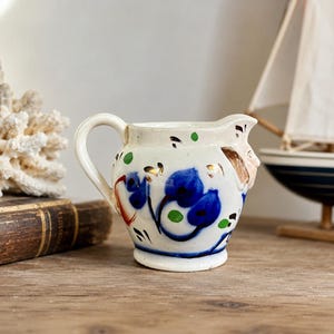 Vintage Toby Jug by Allertons – Antique English Pitcher – Fillpot / Philpot Character Jug with Tricorn Hat – Welsh Pottery
