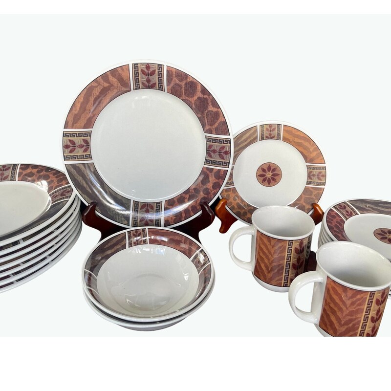 African Dinnerware Set - Etsy