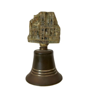 Vintage Brass Westminster Abbey Bell – Made in England, Souvenir Desk or Dinner Bell, Collectible Gift