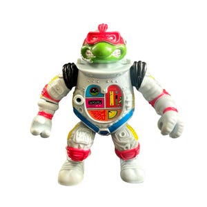Action figure vintage del 1990 di Raffaello delle Tartarughe Ninja Mutanti Adolescenti, Ralph Space Cadet, Zero Gravity