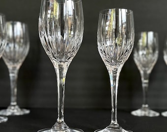 Vintage Mikasa Artic Lights Glasses – Vertical Cut Elegant Glassware