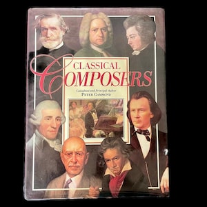 Classical Composers von Peter Gammond, 1994 Hardcover Buch – 170 Komponisten Steckbriefe, 320 Abbildungen