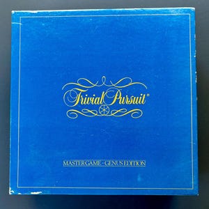Vintage Trivial Pursuit Genus Edition 1981 | Classic Board Game | Retro Family Game Night | Collectible Gift Idea