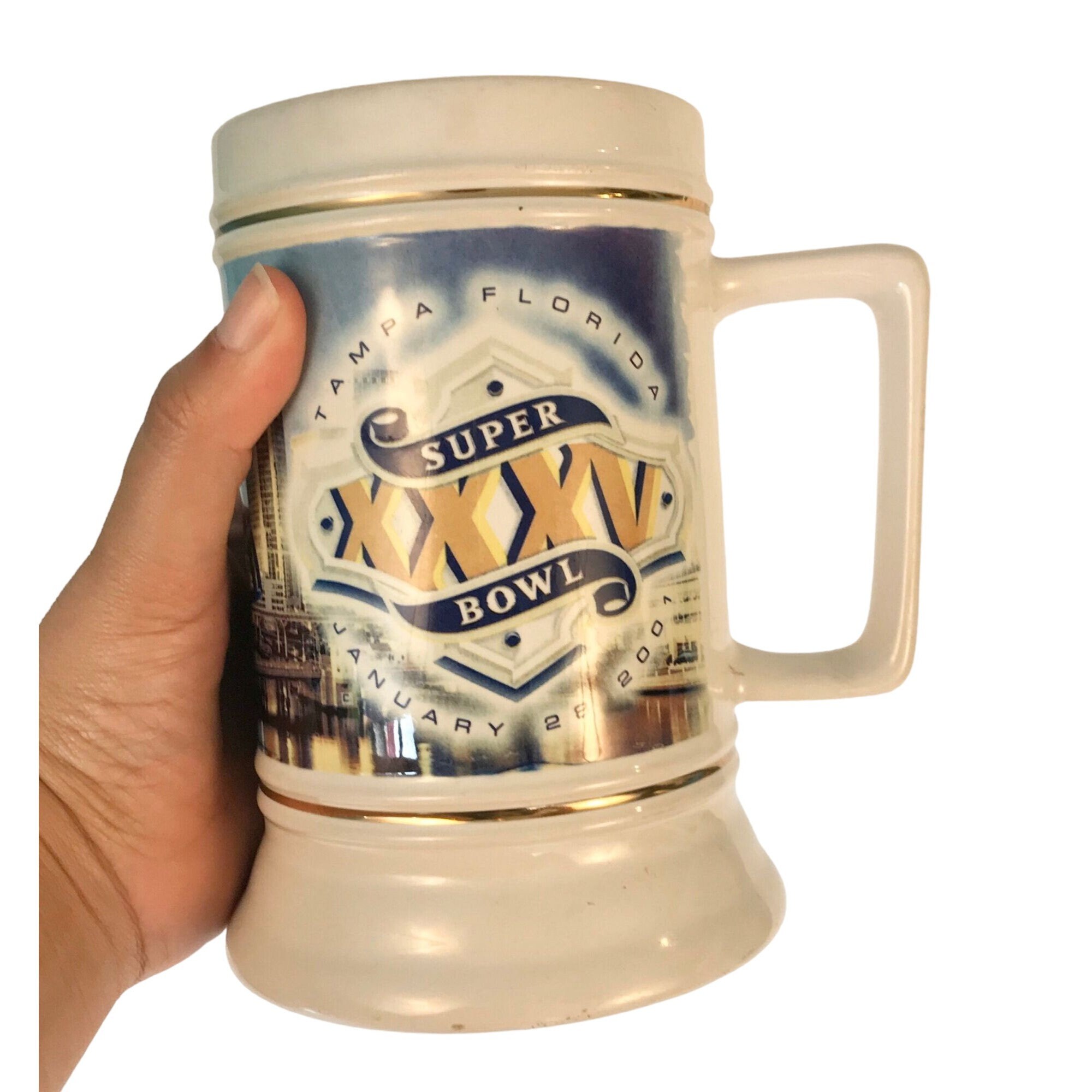 Ancien Verre à Bière Vintage Super Bowl XXIX 49ers – Verre à Bière Collector Original De 1995